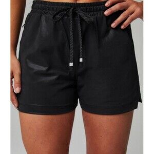 Fabletics Women's Shorts Size LARGE The One Short 3" Inseam Black Athlesiure